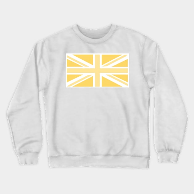 United Kingdom Gold Flag Crewneck Sweatshirt by AurumBrand